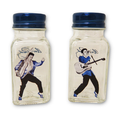 Elvis Salt & Pepper Shakers - Blue Suede Shoes