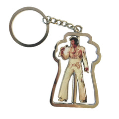 Elvis Key Chain - Spinner White Jumpsuit