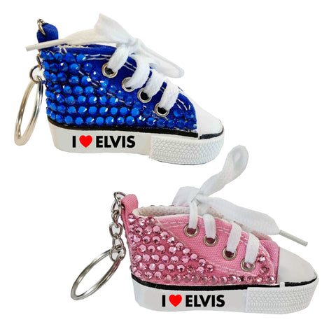 Elvis Keychain - Shoe 3 Colors - 4pc Set