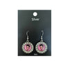 Elvis Earrings Pink With Stones