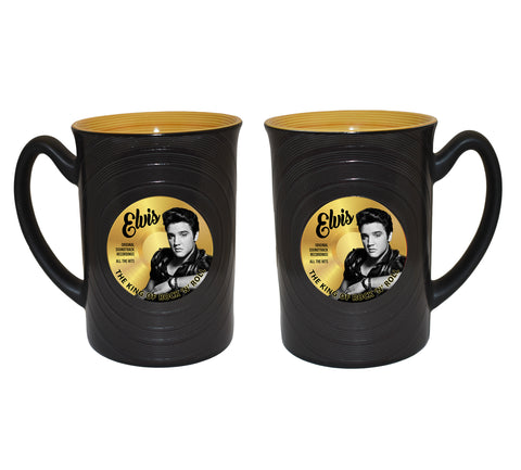 Elvis Mug - Gold Record Embossed