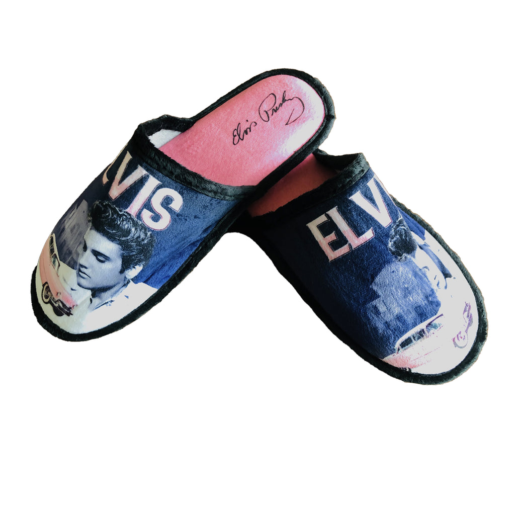 Elvis Slippers - Pink Caddy