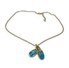 Elvis Necklace - Blue Suede Shoes