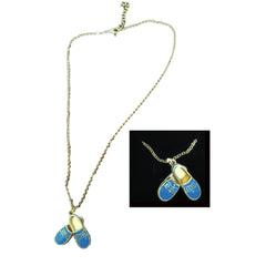 Elvis Necklace - Blue Suede Shoes