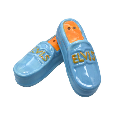 Elvis Salt & Pepper Shakers - Blue Suede Shoes