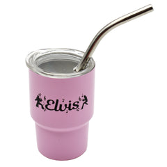 Elvis Shot Glass - Mini Tumbler Pink