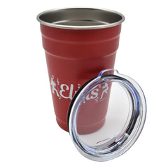 Elvis Pint Cup - Red Solo with Lid