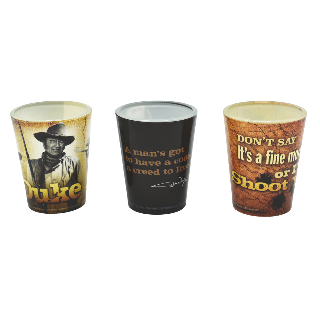 John Wayne Shot Glass Set - Duke