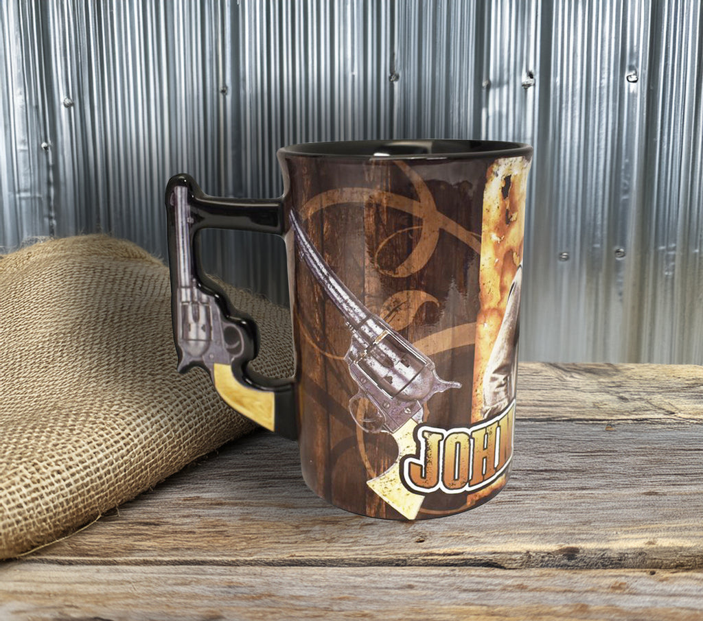 John Wayne Mug - Pistol Handle