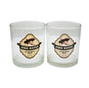 John Wayne Whiskey Glass Set - Shield - 2pc Set