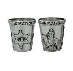 John Wayne Shot Glass - Pewter