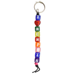 Memphis Key Chain - Block Dice