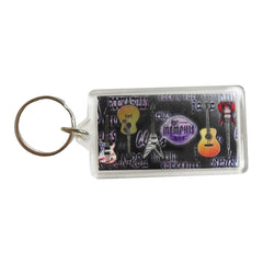 Memphis Key Chain - Metallic Guitars