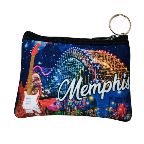 Memphis Key Chain/Coin Purse - Bridge