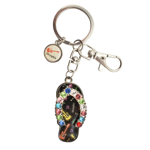 Memphis Key Chain - Flip Flop Multicolor