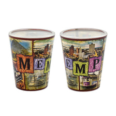 Memphis Shot Glass - Photos Framed