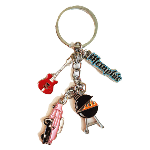 Memphis Key Chain - Icons Dangle