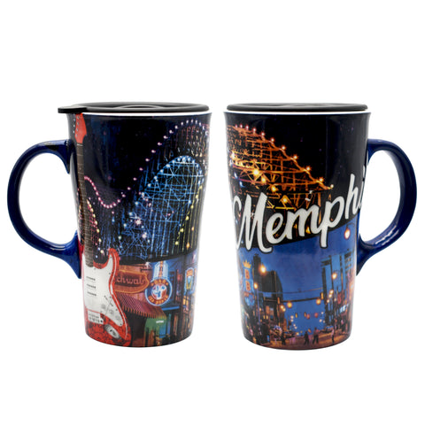 Memphis Mug - Bridge w/ Lid