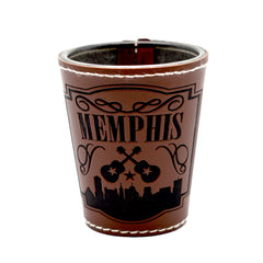 Memphis Shot Glass - Leather