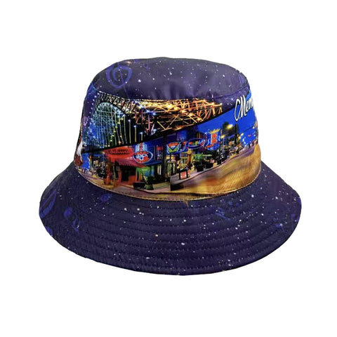 Memphis Bucket Hat - Reversible - Skyline