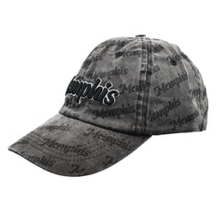 Memphis Cap - Name Repeat Black