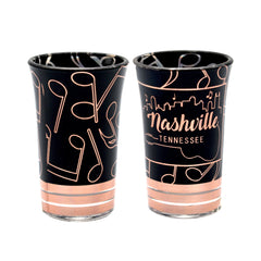 Nashville Shot Glass - Rose Gold Music Note