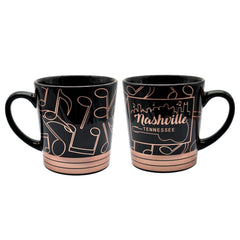 Nashville Mug - Rose Gold Music Note