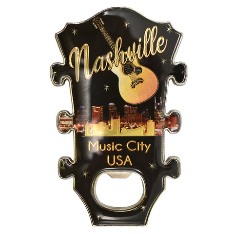 Nashville Bottle Opener and Magnet - Guitar Neck