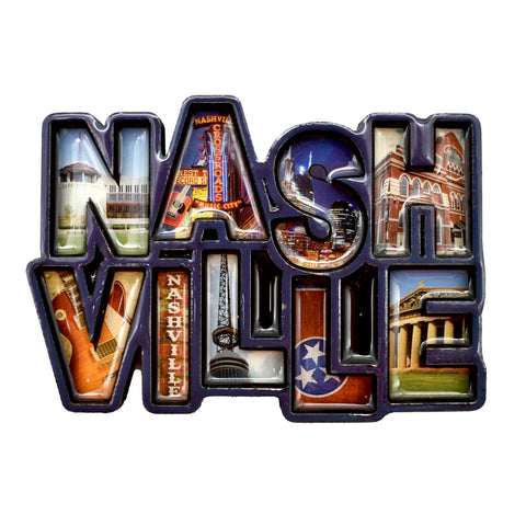 Nashville Magnet - Laser Letters