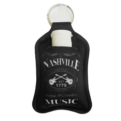 Nashville Key Chain w/Multiuse Pouch - Blk & Wht