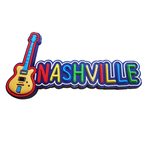 Nashville Magnet - PVC w/Guitar