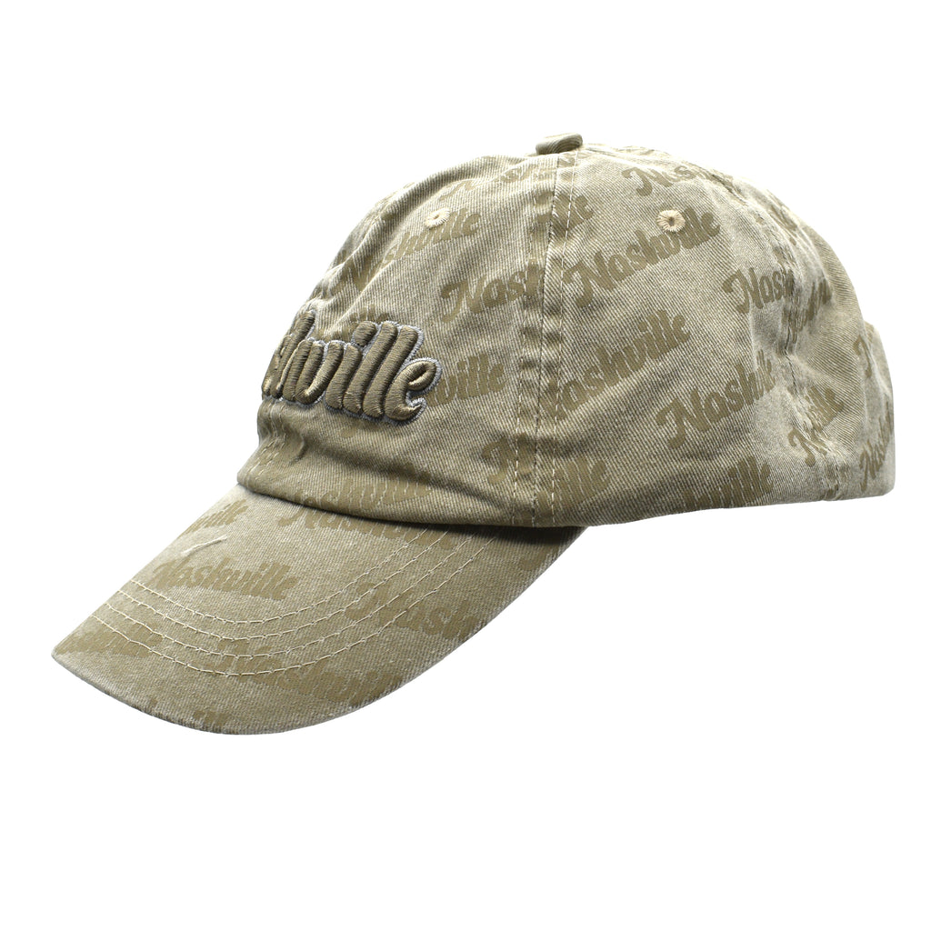 Nashville Cap - Name Repeat Tan