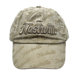 Nashville Cap - Name Repeat Tan