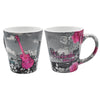 Nashville Mug - Pink Roses with Guitar