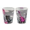 Nashville Shot Glass - Pink Roses with Guitar