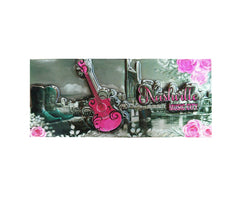 Magnet - Nashville Pink Roses Skyline