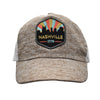 Nashville Cap/Trucker Hat - Skyline Patch Gray