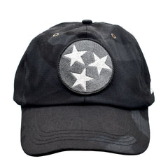 Nashville Cap - Black Camo and Stars