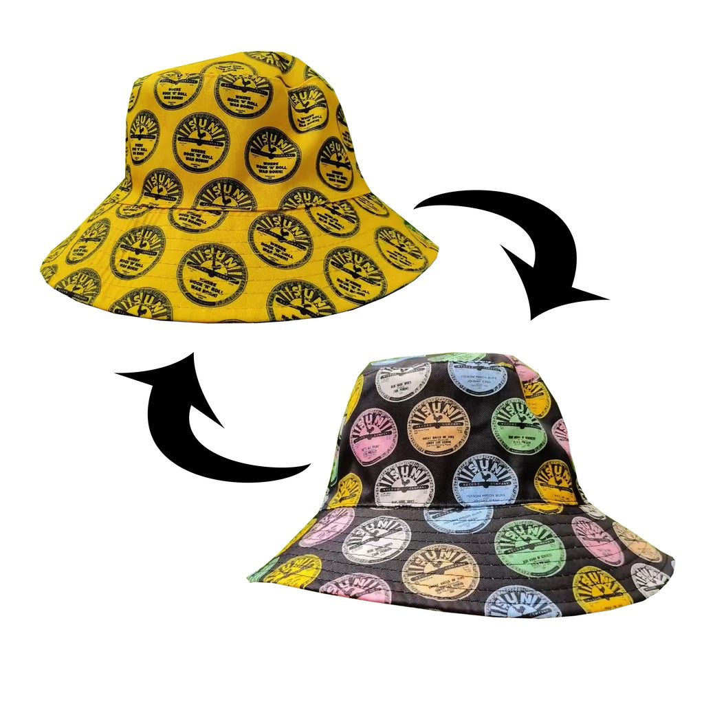 Sun Record Bucket Hat - Reversible - Logo