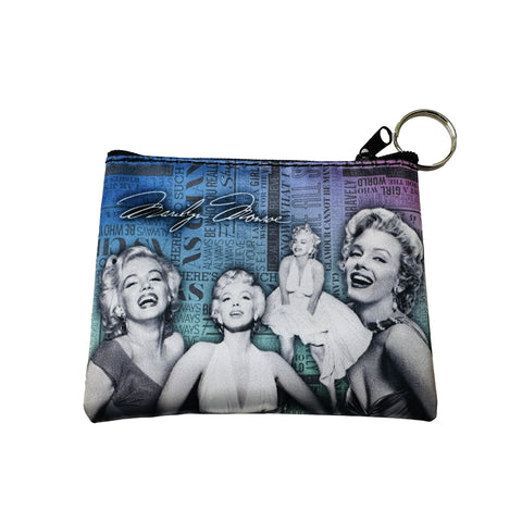 Marilyn Key Chain/Coin Purse - Collage