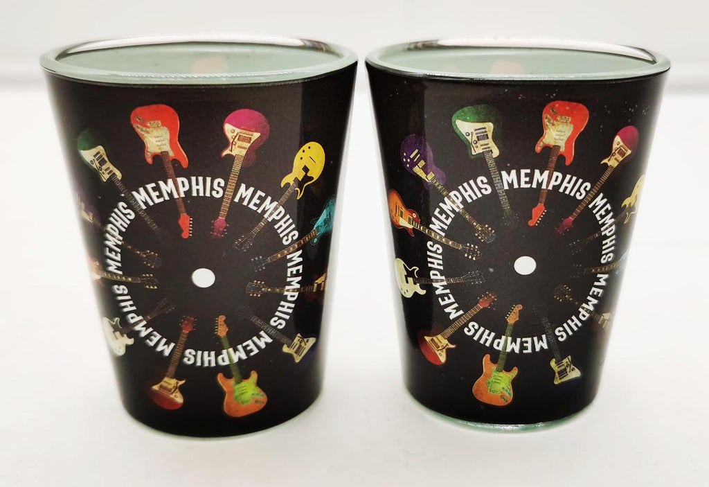 Memphis Shot Glass - Guitars Circle