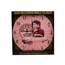 Sun Record Clock - Elvis Pink