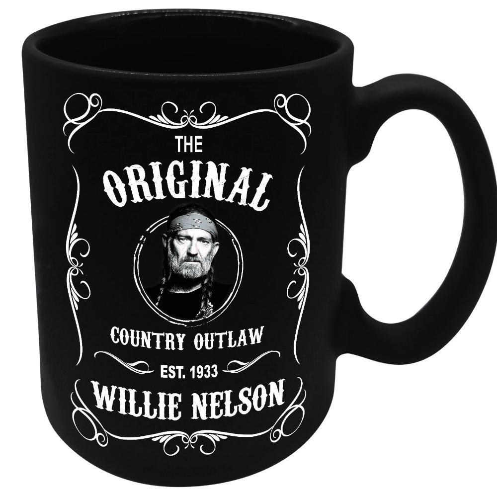 Willie Nelson Mug - Black & White Established