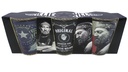 Willie Nelson Shot Glass Set - Black & White