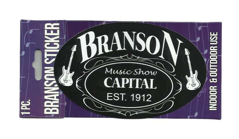 Branson Sticker - Blk&Wht Est.