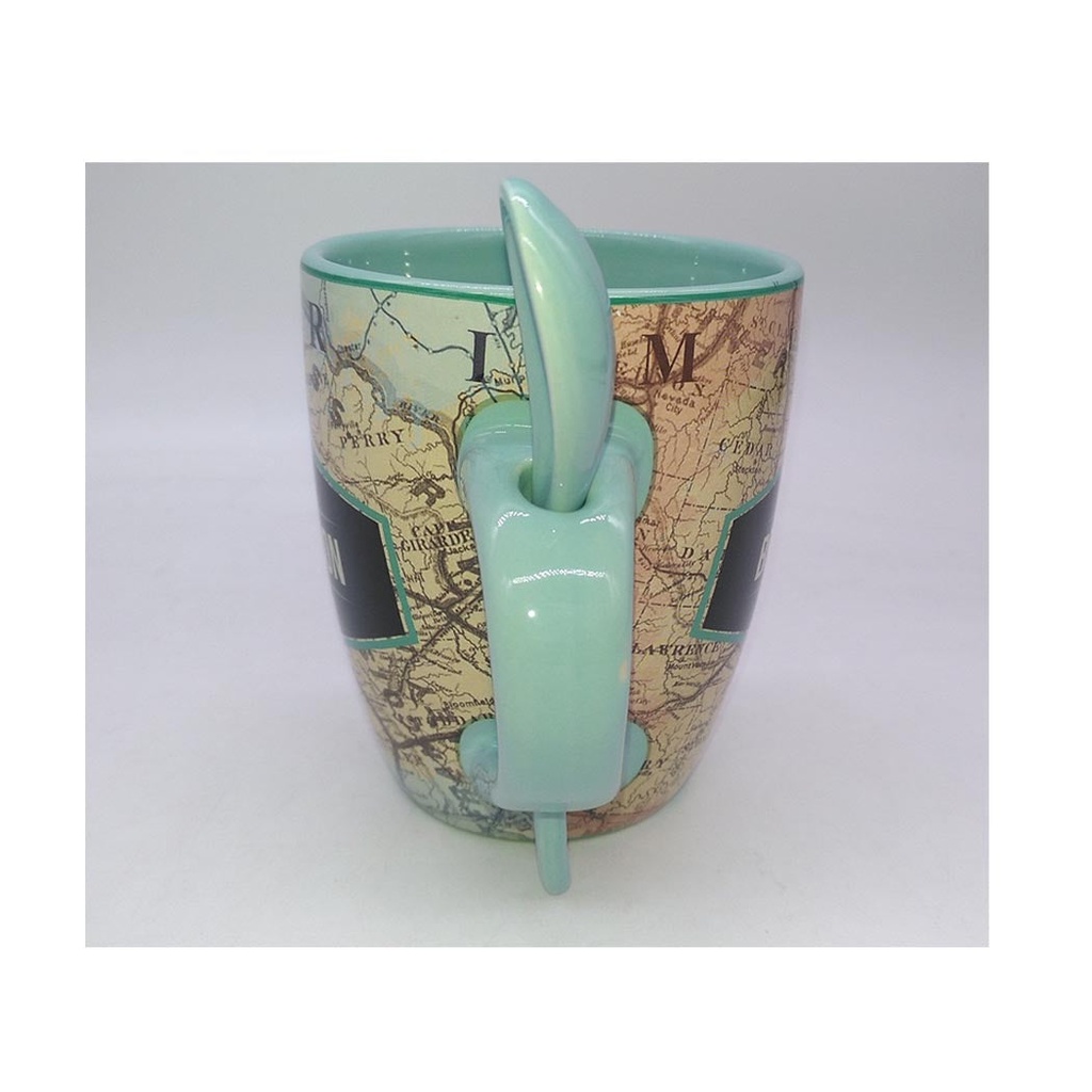 Branson Mug - Map with Spoon