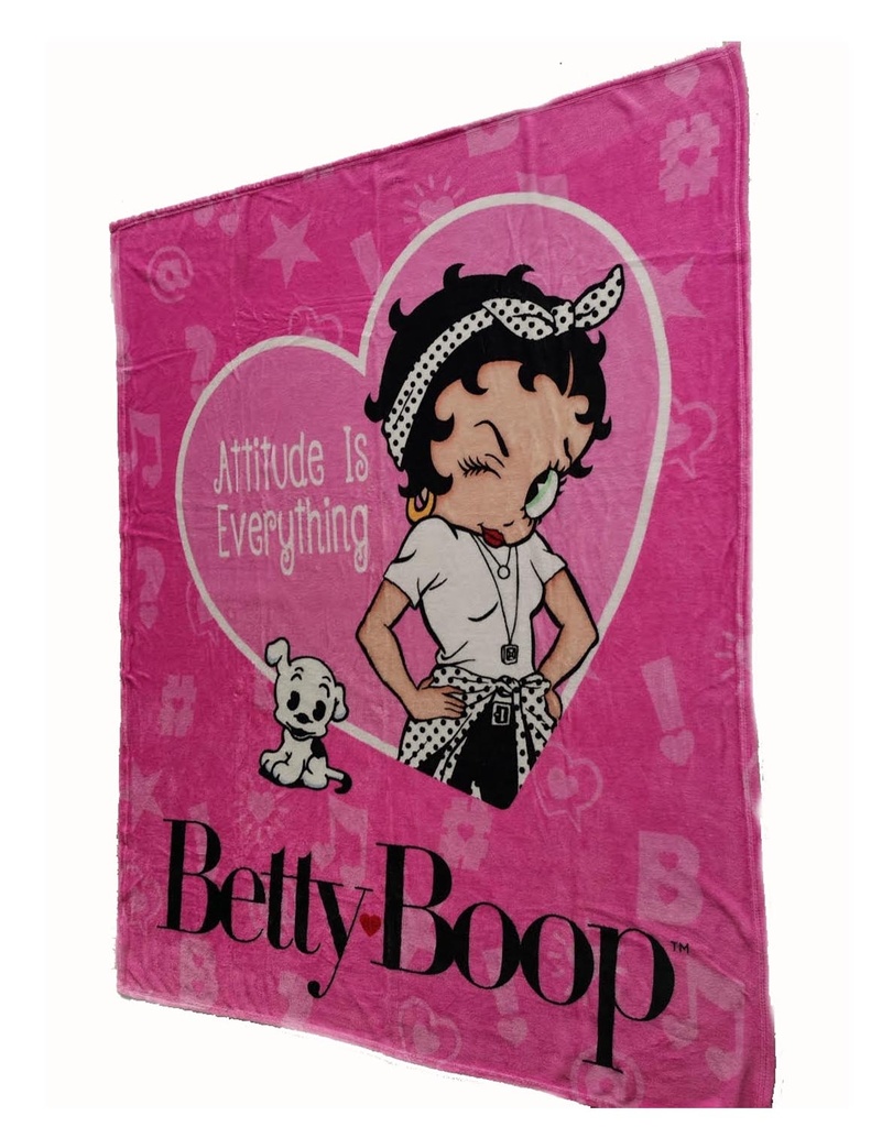 Betty Boop Throw Blanket - Attitude