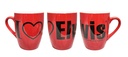 Elvis Mug - I Love Red