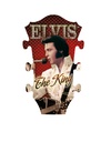 Elvis Pin - Guitar Head The King Red