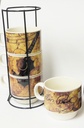 Elvis Mug - Coffee Cup Stackable - 4pc/Rack Set